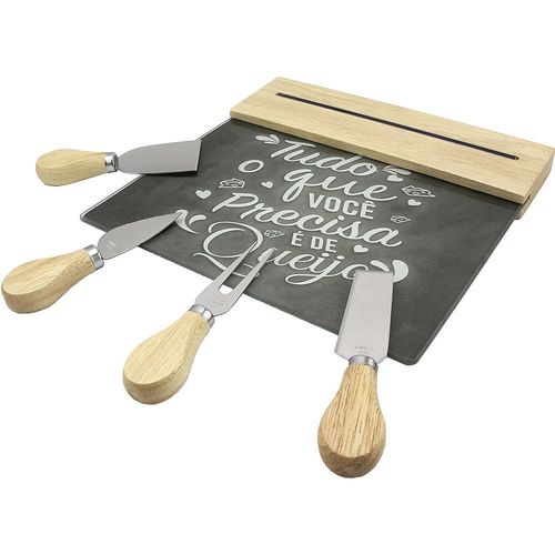 Conjunto Para Queijo 5 Peças Clink