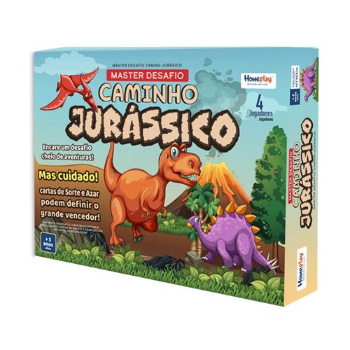 Jogo Tabuleiro Caminho Jurássico Homeplay