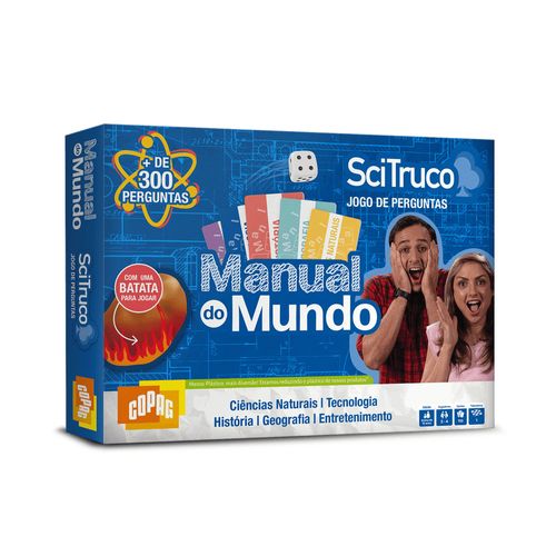 Jogo De Perguntas Manual Do Mundo SciTruco Copag