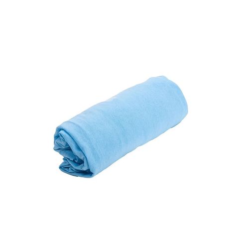 Lençol Com Elástico Para Mini Cama Azul Baby Joy