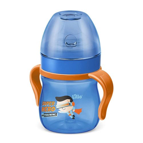 Caneca De Aprendizado Com Alça Evolution 150ml Azul Lillo