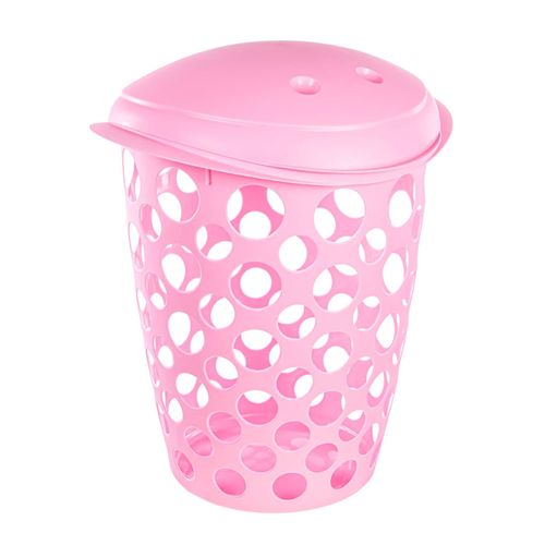 Cesto De Roupas Infantil Rosa 30 Litros SR823-40 Sanremo