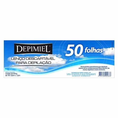 Lenço para Depilação 50 Unidades Depimiel