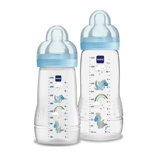Kit Mamadeira Easy Active 2m+ Azul  MA50021 MAM