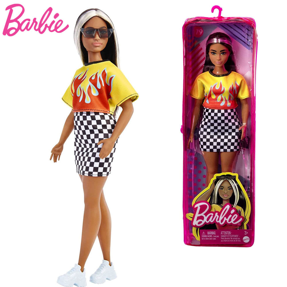 Conjunto 4 Barbie Mattel Roupas Estilosas