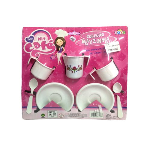 Kit Café 07 Peças Cores Sortidas Mini Toys