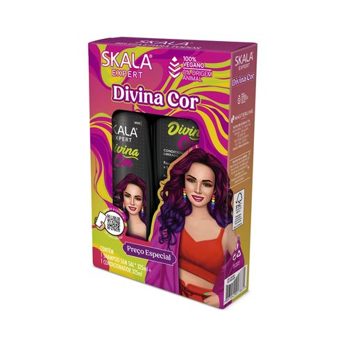 Kit Shampoo E Condicionador Divina Cor Skala