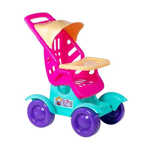 Carrinho Para Boneca Pequena Mamãe Tilin Brinquedos