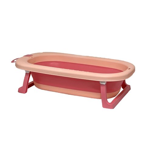 Banheira Dobrável Silicone Rosa 34L AIH
