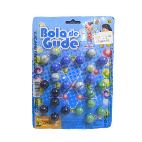 Bola De Gude Com 24 Peças Capital