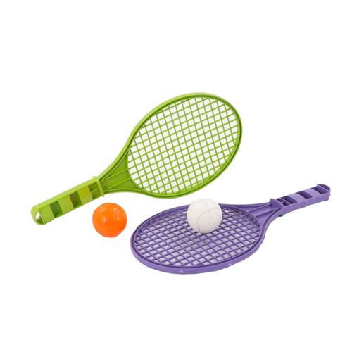 Kit Raquete De Tênis Com 2 Bolas Sortidas Mcb