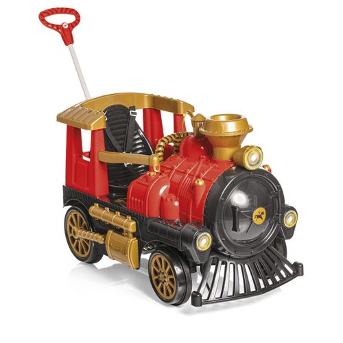 Carrinho de Passeio Trem Locomotiva Quadriciclo Vermelho 1043 Calesita