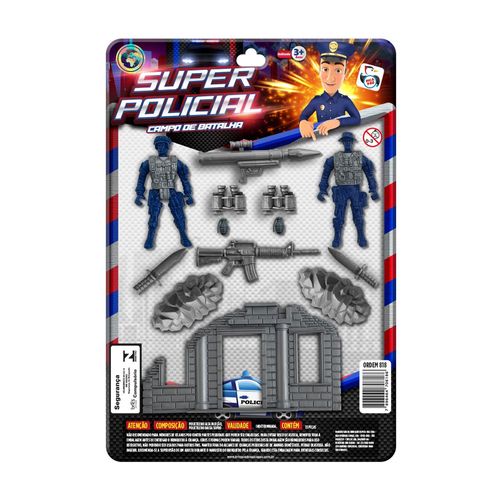 Super Policial Campo De Batalha Pica Pau