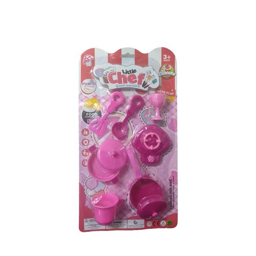 Kit Cozinha De Plástico Sortido Com 09 Peças CIM