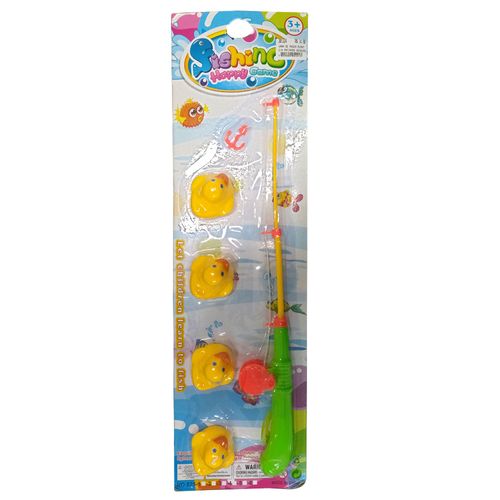 Brinquedo Vara De Pesca Com Patinhos