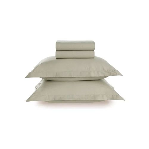 Jogo de Cama Casal 180 Fios Percal 100% Algodão Liss Menta Karsten