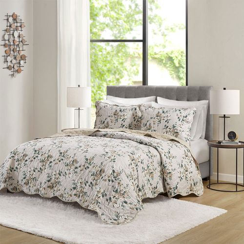 Colcha Boutis Attuale Flora Casal 2,20m x 2,40m Corttex