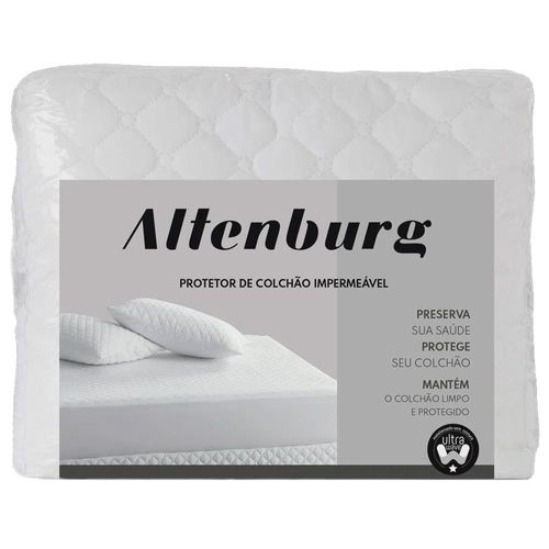Protetor De Colchão Impermeável Casal Branco Altenburg