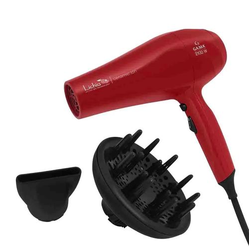 Secador De Cabelo Lichia Ceramic Íon 2100W Gama