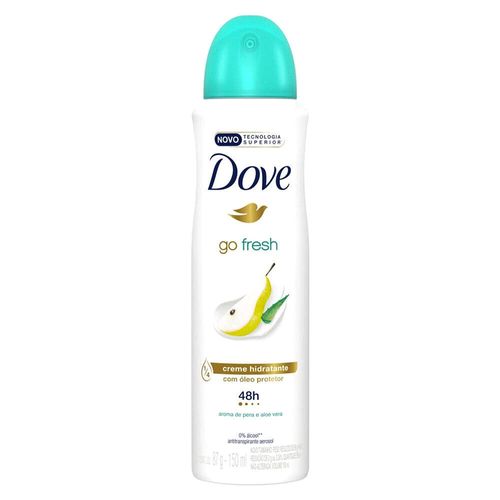Desodorante Aerosol Go Fresh Pera e Aloe Vera 150ml Dove