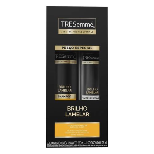 Kit Brilho Lamelar Shampoo 350ml E Condicionador 175ml TRESemmé