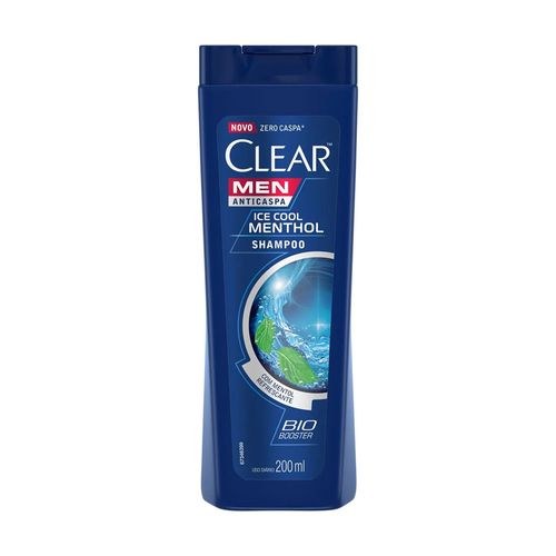 Shampoo Anticaspa Ice Cool Menthol 200ml Clear Men