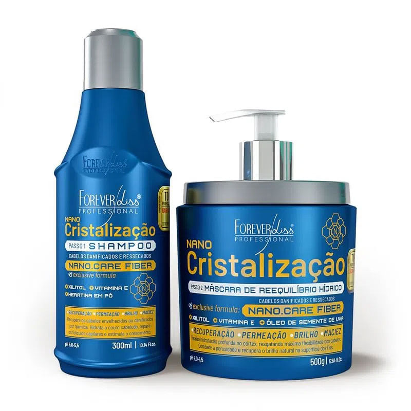 Máscara Nano Cristalização Capilar 500g - Forever Liss