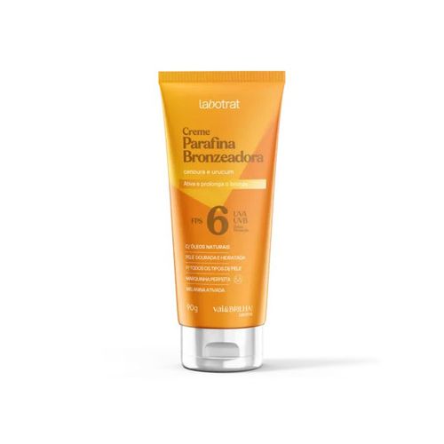 Creme Parafina Bronzeadora Cenoura E Urucum 90g Labotrat
