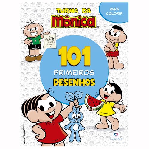 Livro 101 Primeiros Desenhos - Turma da Mônica Ciranda Cultural