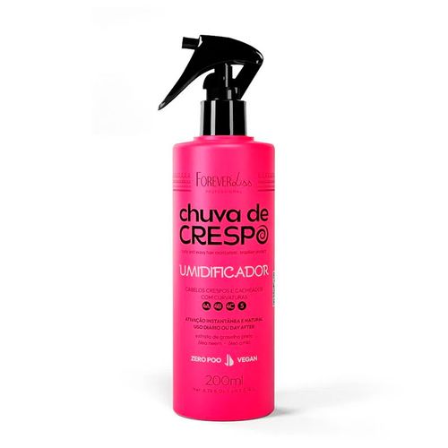Umidificador Chuva de Crespo 200ml Forever Liss