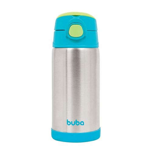 Garrafa Térmica Infantil 400ml Parede Dupla 11385 Azul Buba
