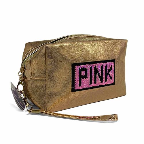 Necessaire Pink Glitter 18cm Sortida Wellmix