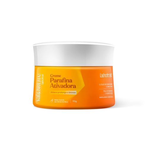 Creme De Parafina Ativadora Vai&Brilha Cenoura E Urucum 90g Labotrat