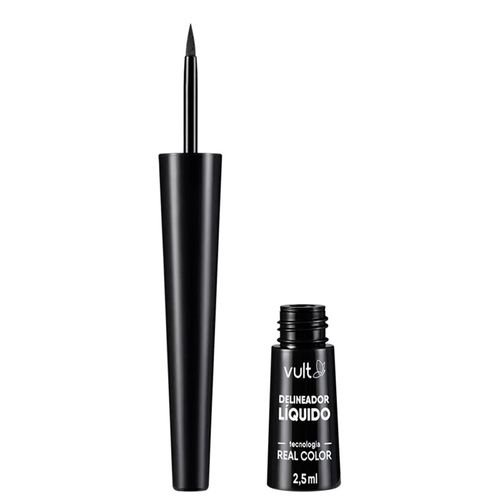 Delineador Líquido Preto 2,5ml Vult