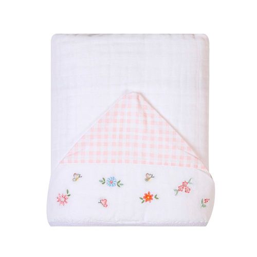 Toalha De Banho Soft Com Capuz Floral Papi