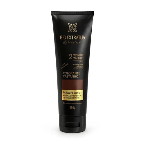 Máscara Spécialiste Condicionante Colorante Castanha 250g Bioextratus