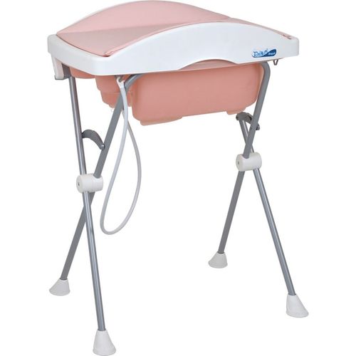 Banheira Tchibum com Suporte e Trocador Rosa Madder 3050 Burigotto