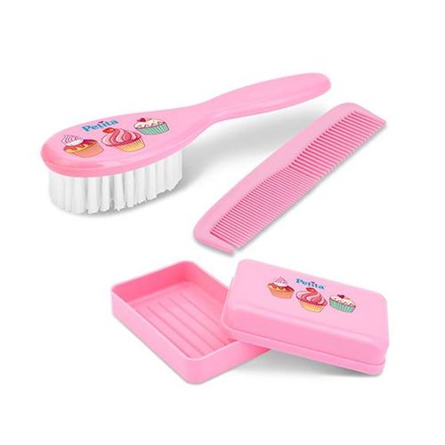 Kit De Banho Para Bebê Sortido Rosa Petita