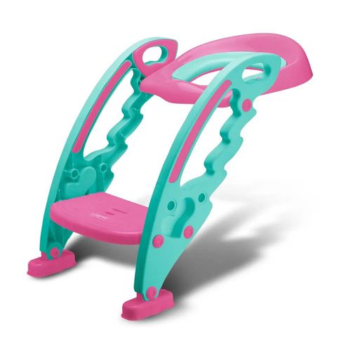 Redutor De Assento Com Escada Step Potty Rosa 18+M Multikids