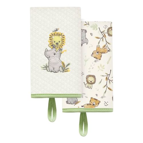 Kit Com 2 Babinhas Safari Verde Hug