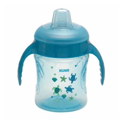 Caneca De Treinamento Decorada Azul 200ml Kuka