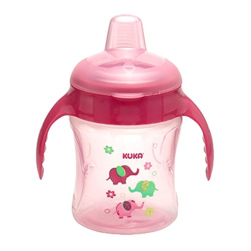 Caneca De Treinamento Decorada Rosa 200ml Kuka