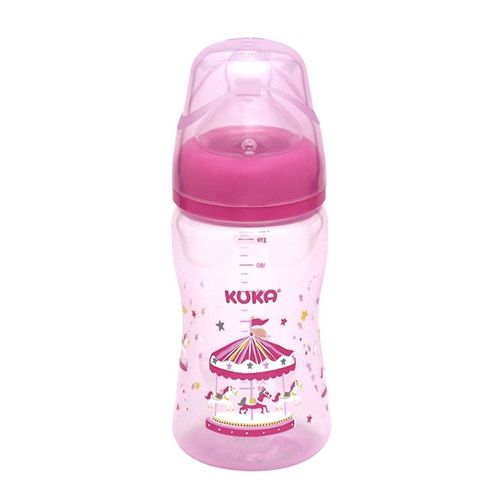 Mamadeira Essencial 240ml Rosa Kuka