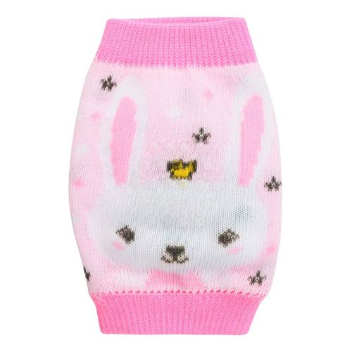Joelheira Infantil Feminina Rosa 6 A 12 Meses Pimpolho
