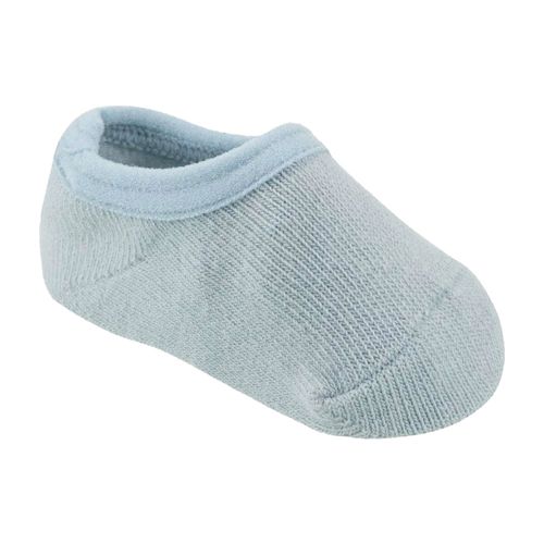 Meia Sapatilha Lisa Masculina 16-20 Azul Claro Pimpolho
