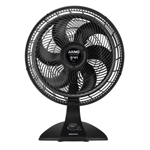 Ventilador Arno  40cm Turbo Force 2 em 1 Mesa e Parede Preto VF42 220V