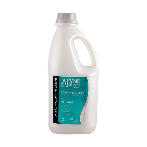 Condicionador Cabelos Ressecados E Danificados 2 Litros Óleo De Argan Alyne