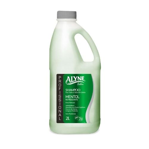 Shampoo Mentol Refrescante 2 Litros Alyne