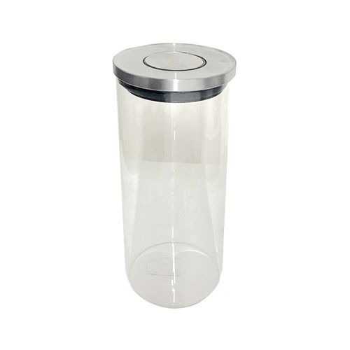 Frasco De Vidro Com Tampa Inox E Trava 950ml Cim