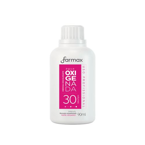 Água Oxigenada Descolorante 30 Volumes 90ml Farmax